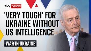 What's the impact of US not sharing intelligence with Ukraine? | Michael Clarke analysis