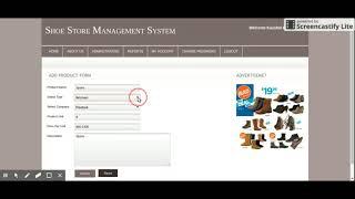 PHP And MySQL Project On Shoe Store Management System