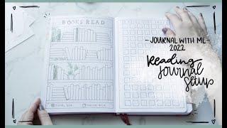 Bullet Journal With Me - 2022 Reading Journal Setup // No Talking