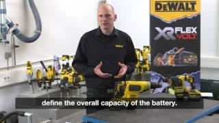 How can the DEWALT XR FLEXVOLT battery be both 18V and 54V?