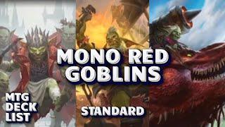 Swarming The Battlefield with Goblins! Aetherdrift Standard Mono Red Goblins MTG Arena