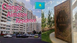 Nur-Sultan (Astana) Walking Tour Shagalay Neighbourhood On Bright Sunday Evening (August 08,2021)