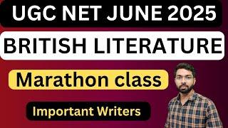 UGC NET English June 2025 || British Literature Marathon class || UGC NET ENGLISH literature