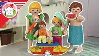 Playmobil english Weekend Routine - The Hauser Family - Toy films for kids