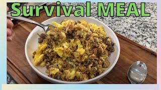 Survival meal 3 Ingredients Cooks in 35 minutes Delicious