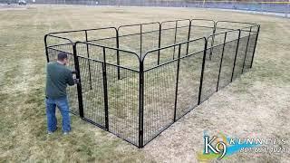 Basic Welded Wire Kennel Series by K9 Kennel Store