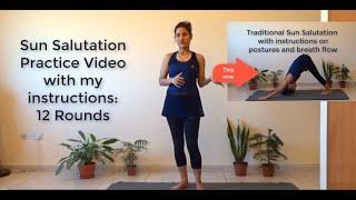 Practice 12 rounds of Sun Salutation with me: Yoga for "Fat loss"- Day 2,4, and 6 #sunsalutation