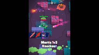 Mortis 1v3 Clutch In Knockout 🫡 #BrawlStars #Mortis #Shorts