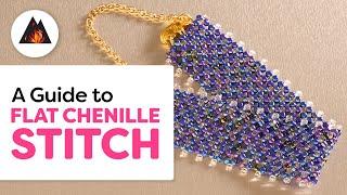 Get Creative With The Flat Chenille Seed Bead Stitch!