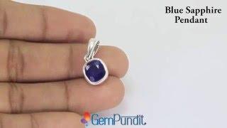 Blue Sapphire Pendant