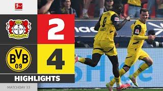 BVB Crash Alonso-Farewell! | BAYER 04 LEVERKUSEN - BORUSSIA DORTMUND | HL | MD 33 – Bundesliga 24/25