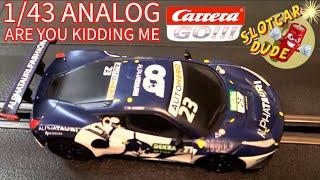 Is It Possible To Race A 1/43 Slot Car Without Magnets? #slotcarsareback #slotcarsofyoutube