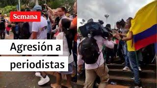 Periodistas fueron expulsados de marcha petrista | Semana noticias