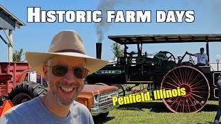 Historic Farm Days 2024, Penfield, Illinois - Tractor Show - Antique Engine Show