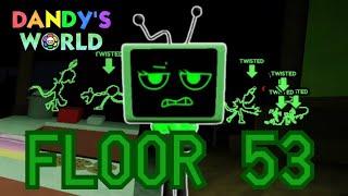 Vee Run (Floors 44-53) | All Mains In One Floor + Blackout! | Dandy's World