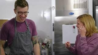 Salt & Straw's famous Freckled Woodblock Chocolate Ice Cream