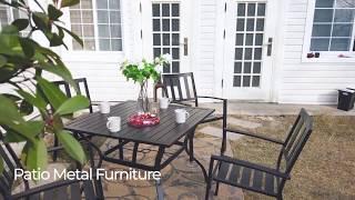 Phi Villa Patio Outdoor Dining Set Collection On Alphamarts