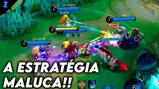 FIZEMOS A ESTRATÉGIA DA LOUCURA KKKKKKKKKK - BRUNO GAMEPLAY | Mobile Legends