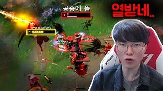 FAKER AGAINST PZZZANG YASUO WITH REACTION