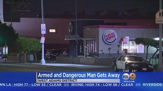 Man At Large After Terrifying Crime Spree In West Adams District