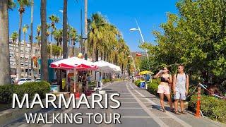 Marmaris City Walking Tour, Muğla Turkey. 4K