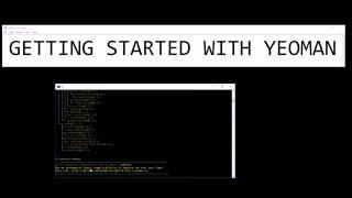 Getting Started With Yeoman