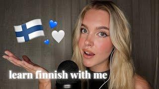 ASMR learn Finnish with me (highly requested)