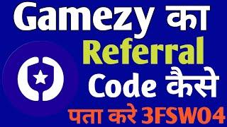 Gamezy Referral Code