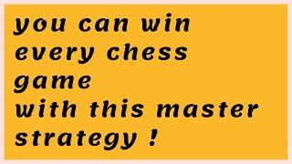 Chess talk: 100% instant chess game-winning strategy