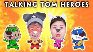 Talking Tom Heroes Transform - Parody The Story Of Talking Tom and Angela | Woa Parody