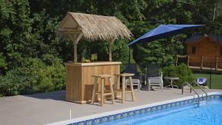 Southern Fantasy Tiki Bar from Log Furniture and More