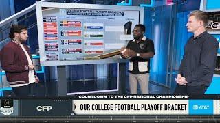 Creating a College Football Playoff Bracket based on Week fourteen projections | college football