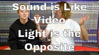 Sound is Like Video and the Opposite of Light