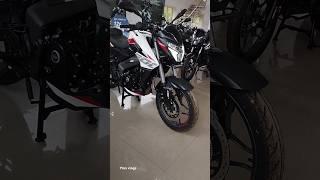 brand new bajaj pulsar NS200  whitecolor   bike  #foryou #video @ymnvlogs