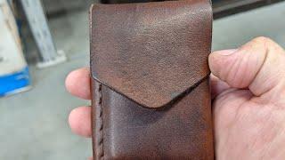 One month review of the JJ LEATHERSMITH Lucais Minimalist Leather Wallet