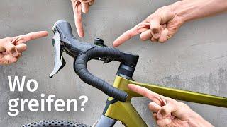 Griffposition Gravel-Bike: Wann welche Position am Lenker?