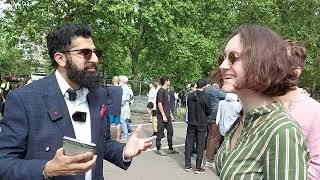 Doubtful British Lady's Journey into the Muslim Concept of God! Smile2Jannah Speakers Corner