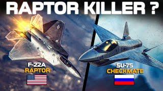 F-22 Raptor Vs Su-75 Checkmate 5th Generation Duel | Digital Combat Simulator | DCS |