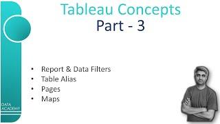 Learn basics of Tableau - Part 3 | #DataAcademy | #BinduKumar