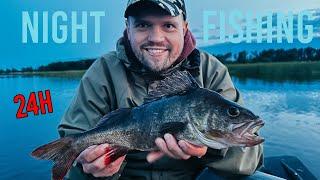 NORTHERN PIKE 24H NIGHT FISHING MARATHON IN BABITES LAKE WITH BIG BAIT AND JERKBAIT+USA MRE22 REVIEW