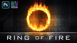 Photoshop: Create a Powerful, RING of FIRE!