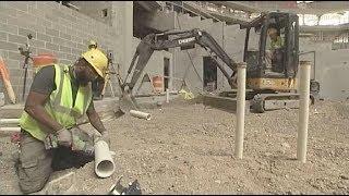 Milwaukee Bucks Arena Construction Plumbing Tour