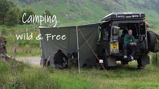 Wild Camping 4x4 Camper Roadtrip Scotland