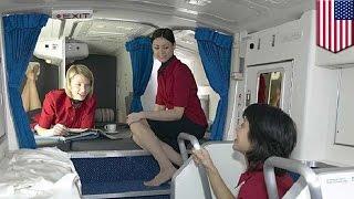 Boeing 787 Dreamliner: Secret rest cabin for pilots and flight attendants revealed - TomoNews