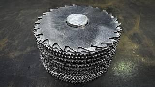 From Round Wood Blades to Masterpiece: A Damascus Knife of Unmatched Sharpness