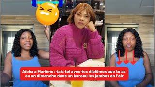 Marlene Emvoutou tu t’es rabaissé à mon niveau donc je vais te traiter comme tel️ D’Aicha KAMOISE