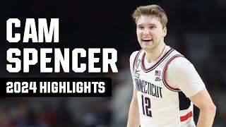 Cam Spencer 2024 NCAA tournament highlights