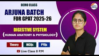 DIGESTIVE SYSTEM | HAP | ARJUNA GPAT 2025-26 | THEORY, MCQs & PYQs|  CLASS-2#gpat2025 #pharmacyindia