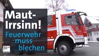 Ärger für Feuerwehr wegen Österreich-Maut: Pickerl für den Rückweg | BR24