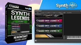 SYNTH LEGENDS V3 (31 new sounds) | NATIVE INSTRUMENTS KONTAKT | SOUND LIBRARY